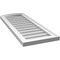 Ekena Millwork Arch Top Surface Mount PVC Gable Vent: Functional, w/ 2"W x 1-1/2"P Brickmould Frame, 14"W x 36"H GVPAR14X3602SF - alternate 5